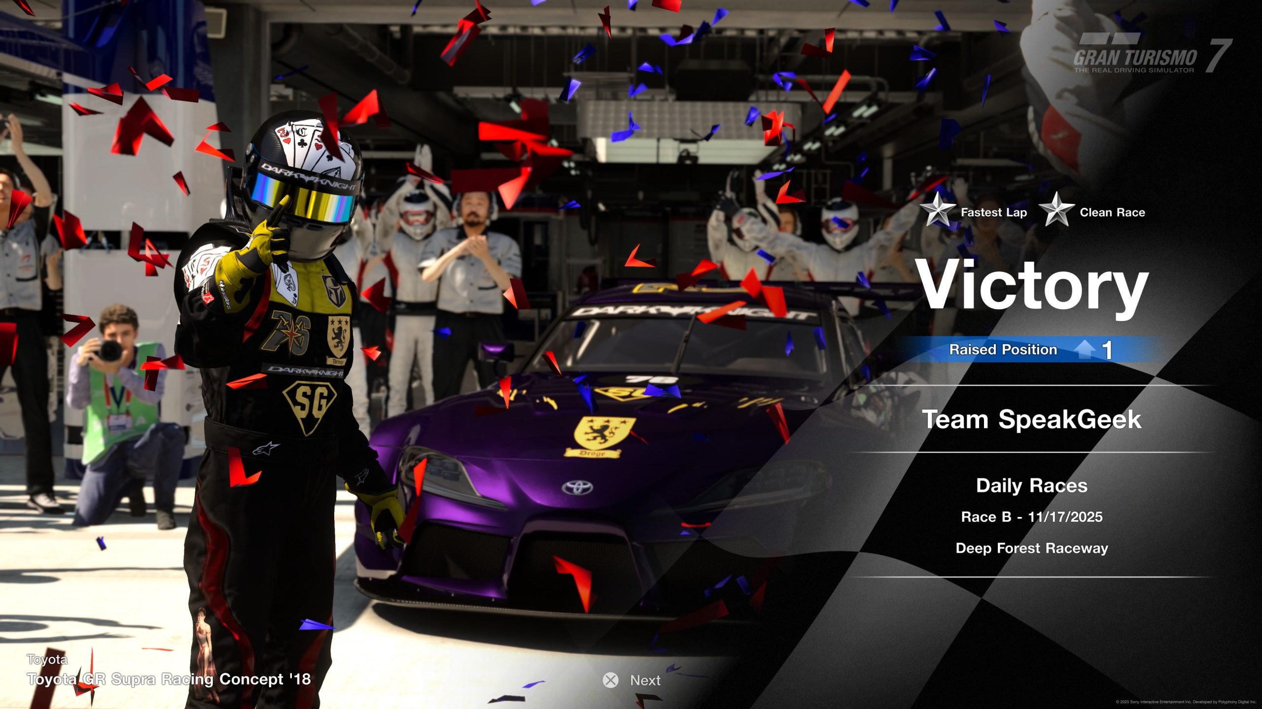 Race B Victory Screenshot