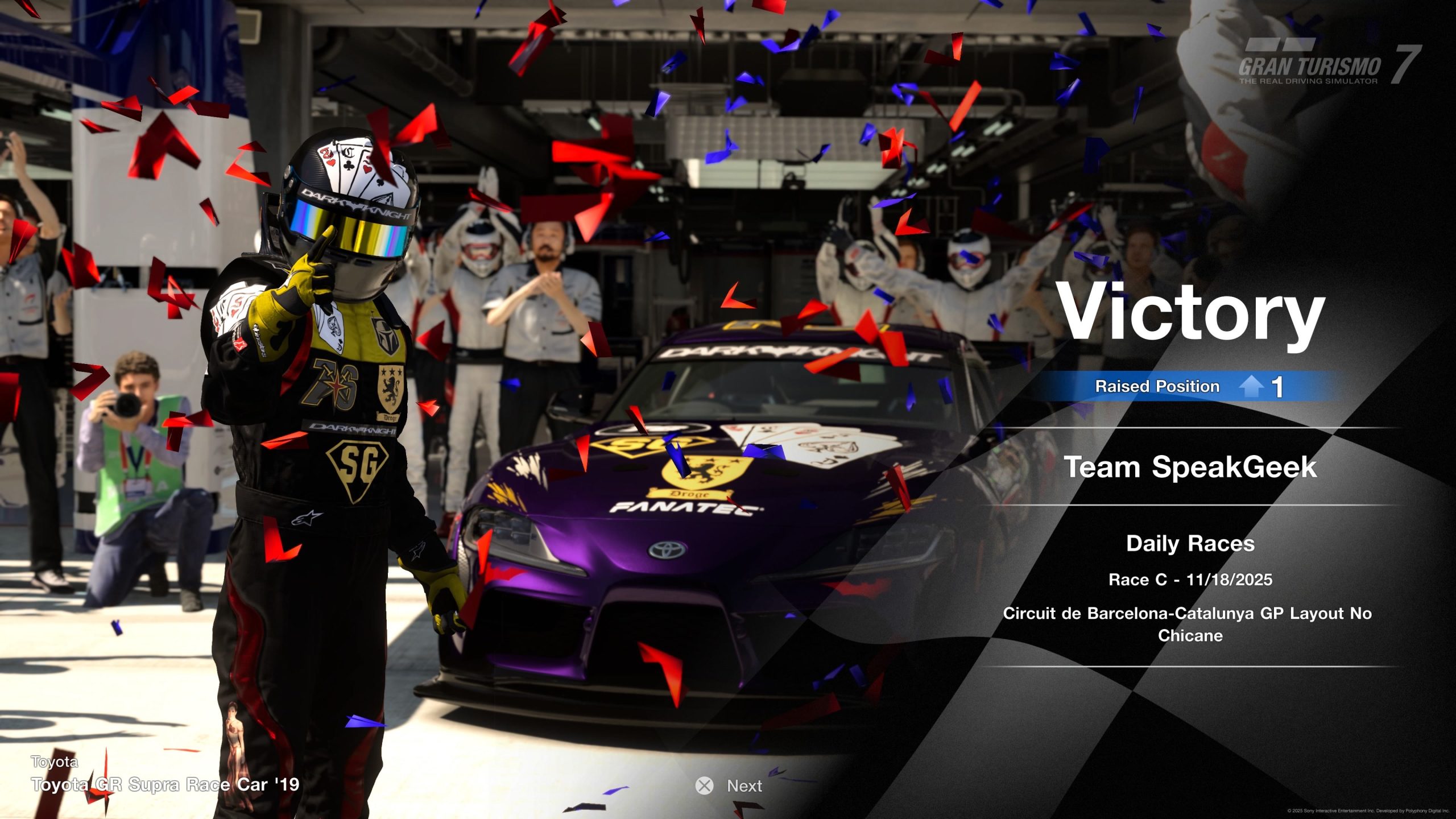 Race C Victory Screenshot