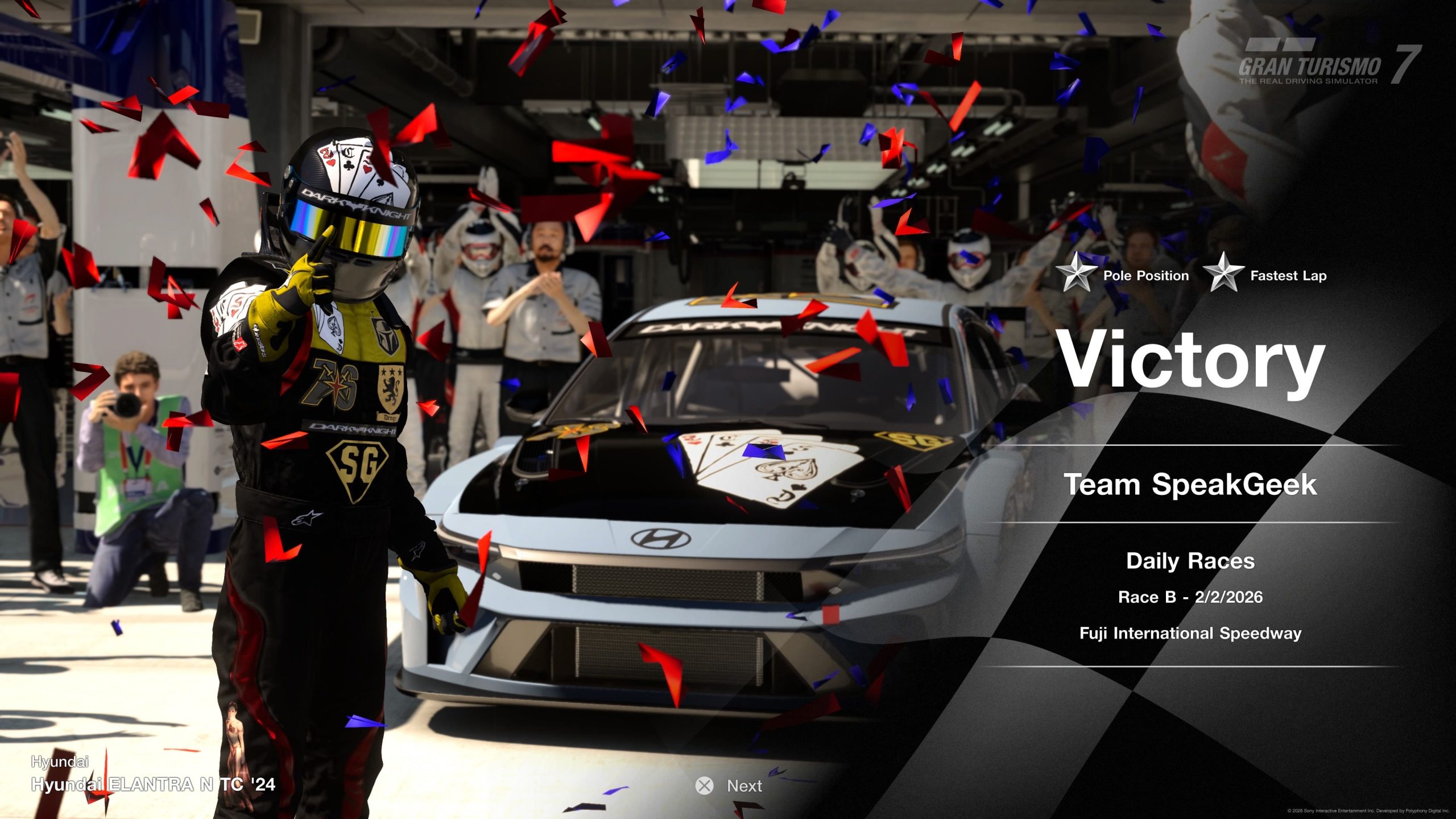Victory #85 – Race B Fuji International Speedway (Gr.4)